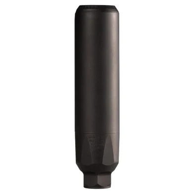 Q Lefty, Quickie Fast-Attach Suppressor, 5.56 NATO / 6mm ARC, 6.5" Length, Black Melonite
