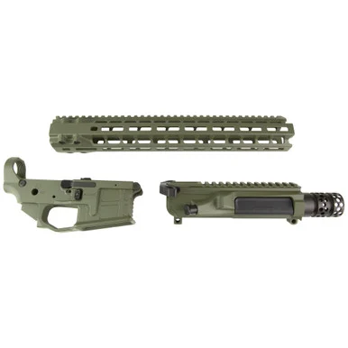 Radian Weapons Model 1 Builder Kit, 5.56 NATO, 14.00" MLOK Handguard, OD Green