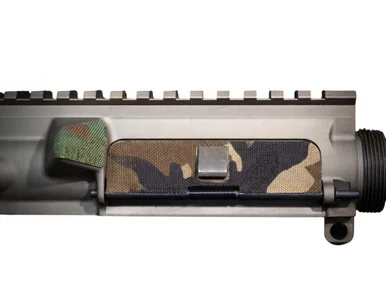 Ranger Wrap AR-15/M4 Dust Cover & Brass Deflector Combo, Cordura Fabric, Woodland Camo