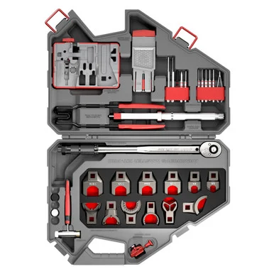 Real Avid Armorer's Master Kit AR15 PRO, AR15 Tool Kit, Gray Carry Case AVAMKPRO