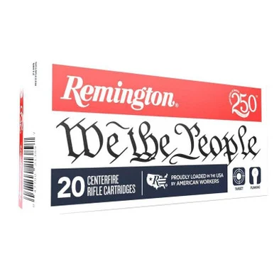 Remington We The People, 22-250 Remington, 55 gr PSP, 20 Rounds