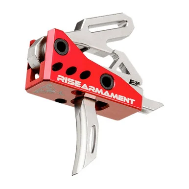 RISE ARMAMENT RA-535 Advanced-Performance AR15/AR10 With Anti-Rotation Pins Silver Trigger (RA-535-SLVR)