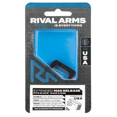 RIVAL ARMS MAG RELEASE EXT G43X / G48 BLK (RA72G004A)