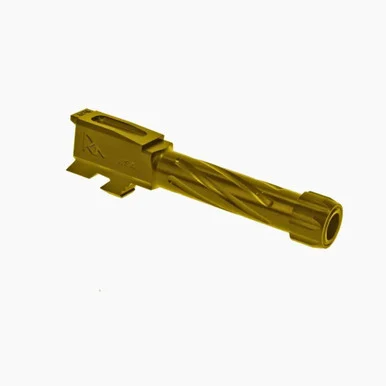 Rival Arms V1 Gold Threaded Barrel, Precision, Gold Finish