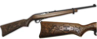 Ruger 10/22 Carbine Belmont Exclusive, .22LR, 18.5" Barrel, 10 Rds, Blued/Wood