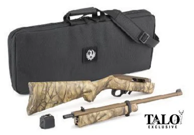 Ruger 10/22 Takedown, 22 LR, 16.12" Barrel, 10 Rds, Bronze Cerakote/Go Wild Camo