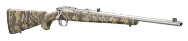 Ruger 77/357, 357 Mag, 18.50" Barrel, 5 Rds, Brushed Stainless/Camo