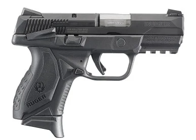 Ruger American Compact, 9MM, 3.55" Barrel, 17 Rds, Black