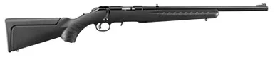 Ruger American Rimfire Compact, 22 WMR, 18.00" Barrel, 9 Rds, Black Synthetic
