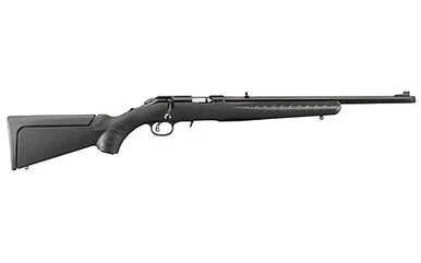 Ruger American Rimfire Compact, 22LR, 18.00" Barrel, 10 Rds, Black Synthetic