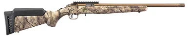 Ruger American Rimfire LRT, 22 LR, 18.00" Barrel, 10 Rds, Burnt Bronze Cerakote