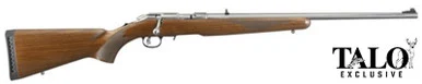 Ruger American Rimfire TALO Edition, 17 HMR, 22" Barrel, 9 Rds, Satin Stainless