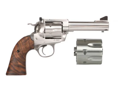Ruger Bisley Flattop, .45 ACP | .45 Colt, 4.625" Barrel, 6 Rds, Brushed Stainless