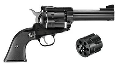 Ruger Blackhawk Convertible, 357 Mag/9mm, 4.62" Barrel, 6 Rds, Blued