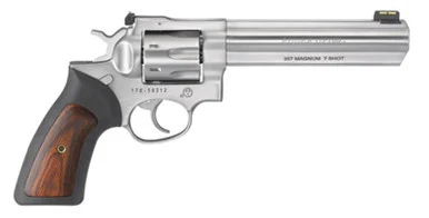 Ruger GP100, 357 MAG, 6.00" Barrel, 7 Rds, Satin Stainless