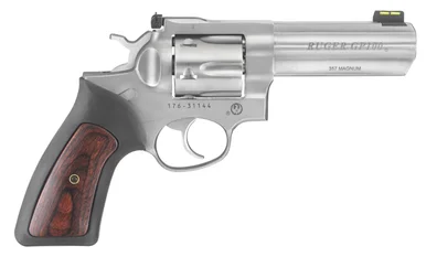 Ruger GP100, 357 Magnum | 38 Special, 4.20" Barrel, 6 Rds, Stainless