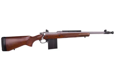 Ruger Gunsite Scout, .308 WIN, 16.10" Barrel, 10+1 Rds, Stainless/Wood