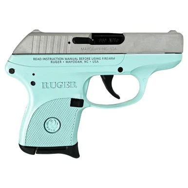 Ruger LCP, 380 AUTO, 2.75" Barrel, 6 Rds, Robin's Egg Blue Frame Silver Slide