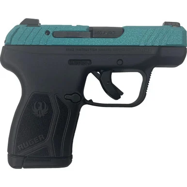 Ruger LCP 380 Max, .380 AUTO, 2.75" Barrel, 10 Rds, Robin's Egg Blue Glitter