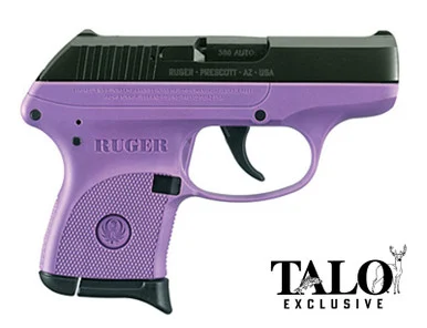 Ruger LCP Lady Lilac, 380 Auto, 2.75" Barrel, 6 Rds, Blued/Purple