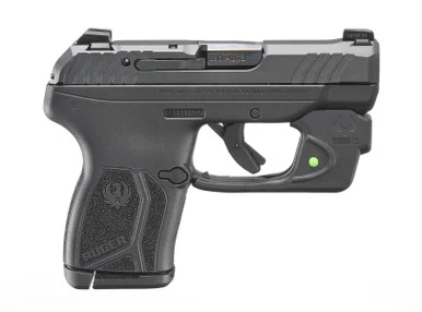 Ruger LCP Max w/ Viridian E Laser, .380 ACP, 2.8" Barrel, 10 RDs, Black