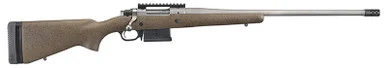 Ruger M77 Hawkeye, 6.5 Creedmoor, 22" Barrel, 5 Rds, Speckled Brown/Black Laminate