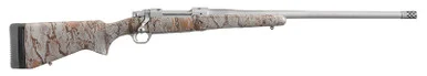 Ruger M77 Hawkeye FTW Hunter, 6.5 Creedmoor, 24" Barrel, 4 Rds, Stainless/Natural Gear Camo