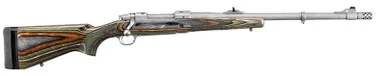 Ruger M77 Hawkeye Guide Gun, 375 Ruger, 20" Barrel, 3 Rds, Green Mountain Laminate