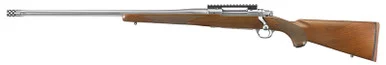 Ruger M77 Hawkeye Hunter, 300 Win Mag, 24" Barrel, 3 Rds, Stainless/Walnut