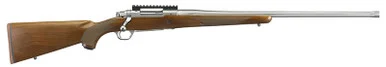 Ruger M77 Hawkeye Hunter, 7mm Rem Mag, 24" Barrel, 3 Rds, Satin Stainless