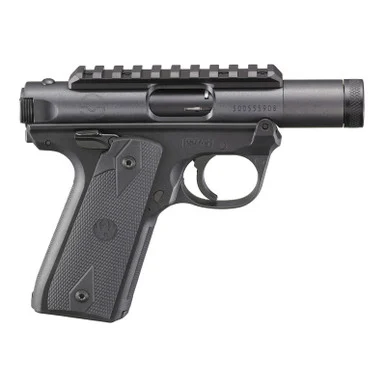RUGER Mark IV 22/45 Tactical 22LR 3in 3x 10rd Mags Black Semi-Auto Pistol (40179-SSH)