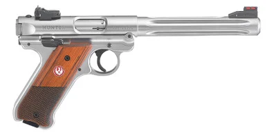 Ruger Mark IV Hunter, 22 LR, 6.88" Barrel, 10 Rds, Satin Stainless