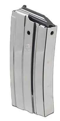 Ruger Mini-14 Magazine, Nickel-Plated Steel, 20 Rds