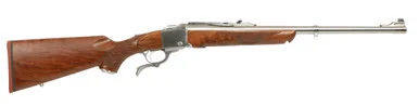 Ruger No. 1 Sporter, 35 Whelen, 22.00" Barrel, 1 Rds, Brushed Stainless Steel