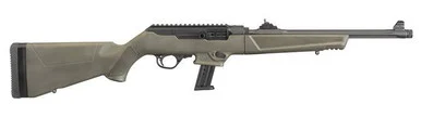 Ruger PC Carbine, 9MM, 16.12" Barrel, 17+1 Rds, Olive Drab Green