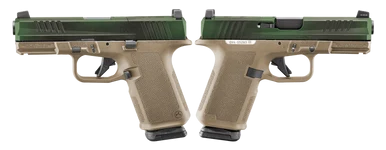 Ruger RXM, 9MM, 4.00" Barrel, 15 Rds, OD Green/Coyote Tan