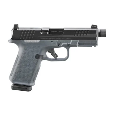 Ruger RXM, 9MM, 4.00" Threaded Barrel, 15 Rds, Magpul EHG Gray Frame, Optics Ready