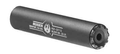 Ruger Silent-SR Suppressor, Titanium Tube, Black Cerakote Finish