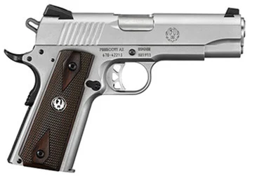 Ruger SR1911 Commander, 45 ACP, 4.25" Barrel, 7 Rds, Stainless