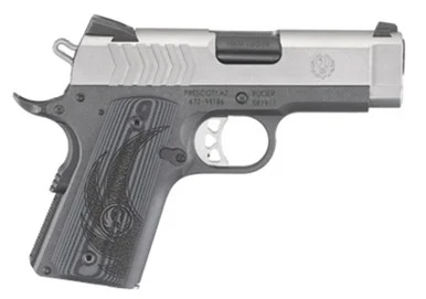 Ruger SR1911 Officer, 9MM, 3.60" Barrel, 8 Rds, Stainless