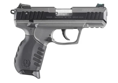 Ruger SR22, 22LR, 3.5" Barrel, 10 Rds, Black/Tungsten Grey