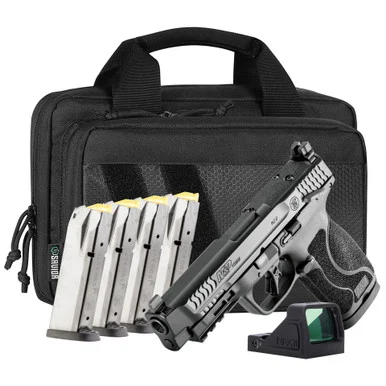 S&W M&P M2.0 Bundle w/ Viridian RFX11 Green Dot, 10mm, 4.60" Barrel, 15 RDs, Black