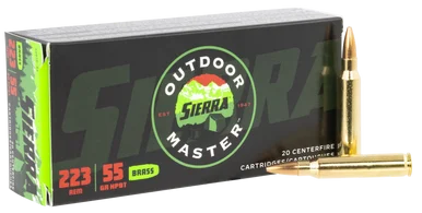 Sierra, .223 REMINGTON, 55 Gr, JHP, 20 Rds
