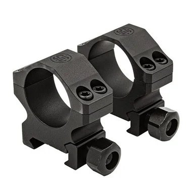 SIG Sauer ALPHA1 1 HIGH RINGS, Aluminum 1913 Rail Rings, Matte Black