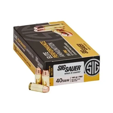SIG Sauer E40SW, .40 S&W, 180GR FMJ, 200 Rds