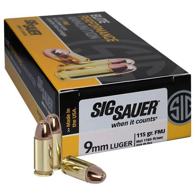 SIG Sauer E9MMB150, 9MM, 50 Rds