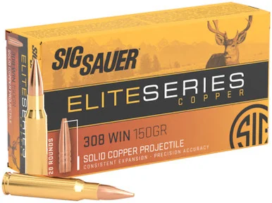 SIG Sauer Elite Hunting HT, 308 WIN, 150 Grain, 20 Rounds