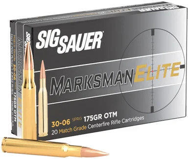 SIG Sauer Elite Match Grade, 30-06 SPRG, 175 Grain, 20 Rds