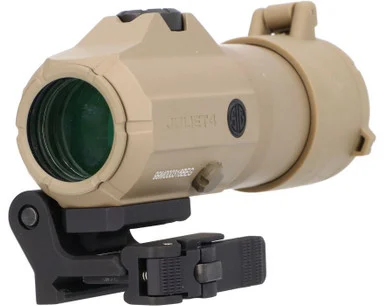 SIG Sauer JULIET4 Magnifier, 4X Power, PowerCam FDE