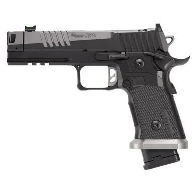 Sig Sauer P211 9mm, 4.40" Barrel, 23 RDs, Compensated, Black